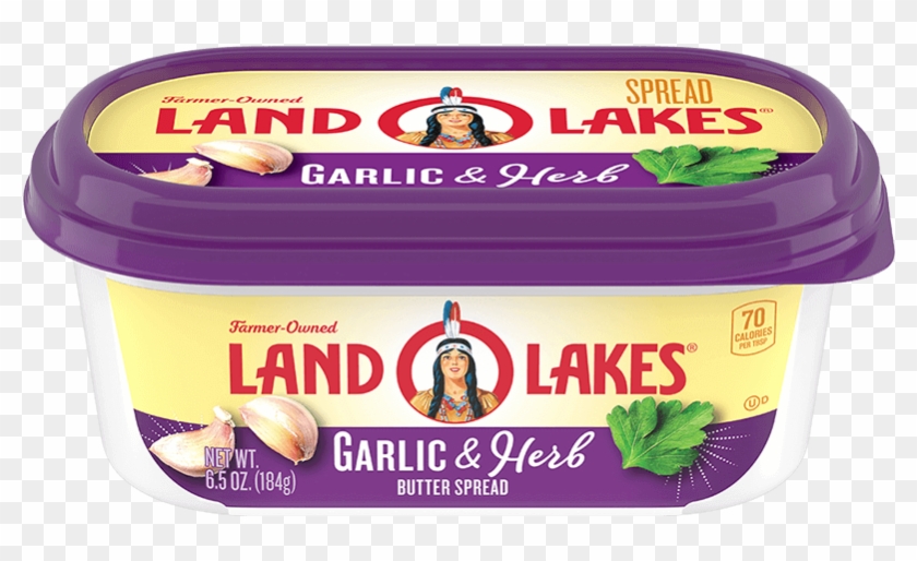 Garlic & Herb Butter Spread - Land O Lakes Garlic Butter Clipart