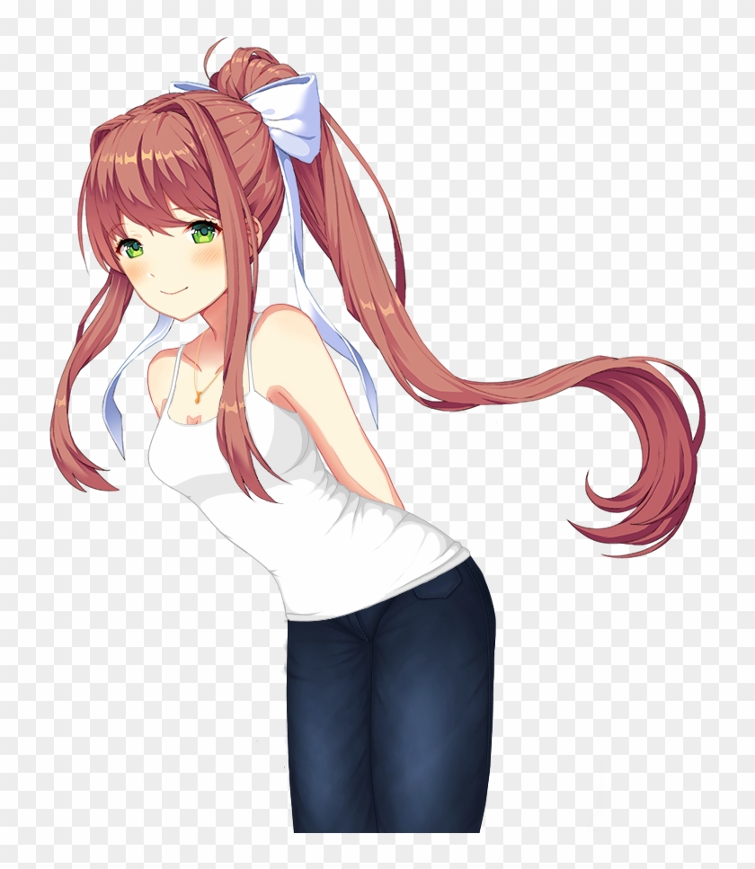 Https - //i - Redd - It/rrnl6d2y6ec21 - Doki Doki Literature Club Monika Clipart #4427327