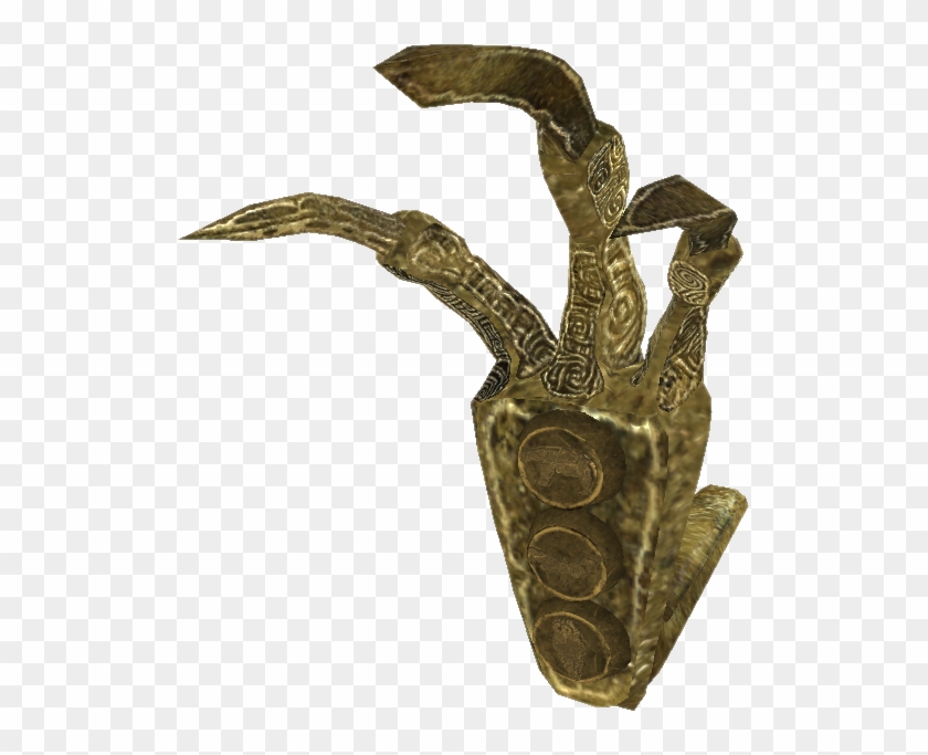 View Samegoogleiqdbsaucenao Tesv Dragon Claw Gold , - Skyrim Claw Clipart #4427436