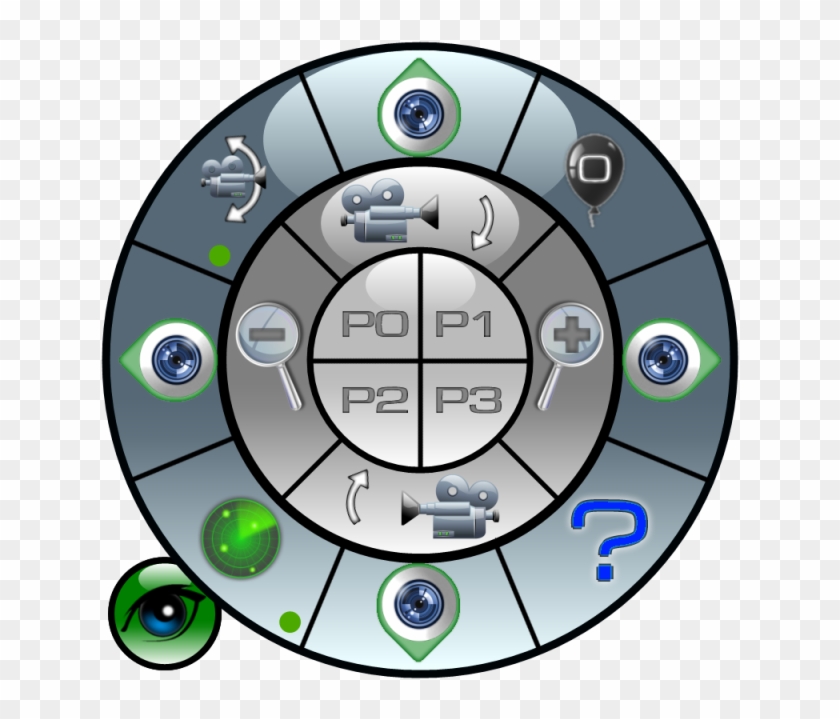 My Eye View - Five Past One Clock Clipart #4427581
