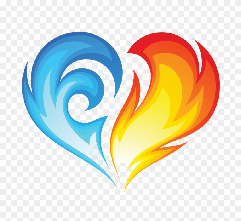 Dibujos De Corazones De Fuego Clipart #4427692