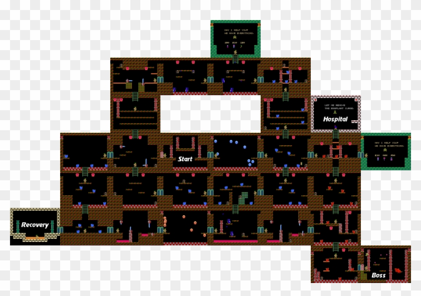 Kid Icarus Stage1-4 - Kid Icarus Map Clipart