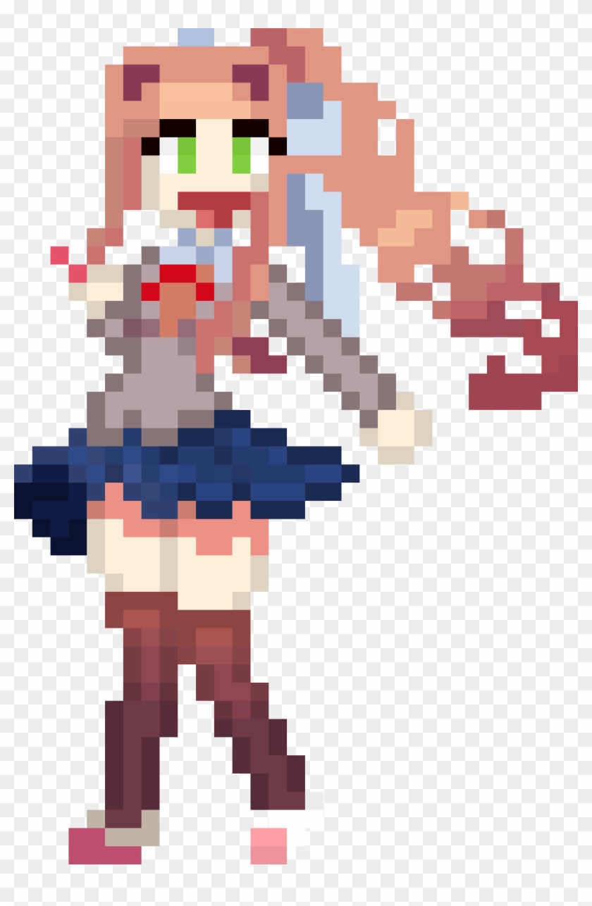Ddlc - Doki Doki Pixel Art Clipart #4428151