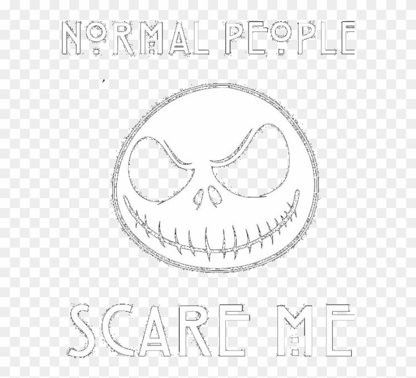Normal People Scare Me Clipart #4428392
