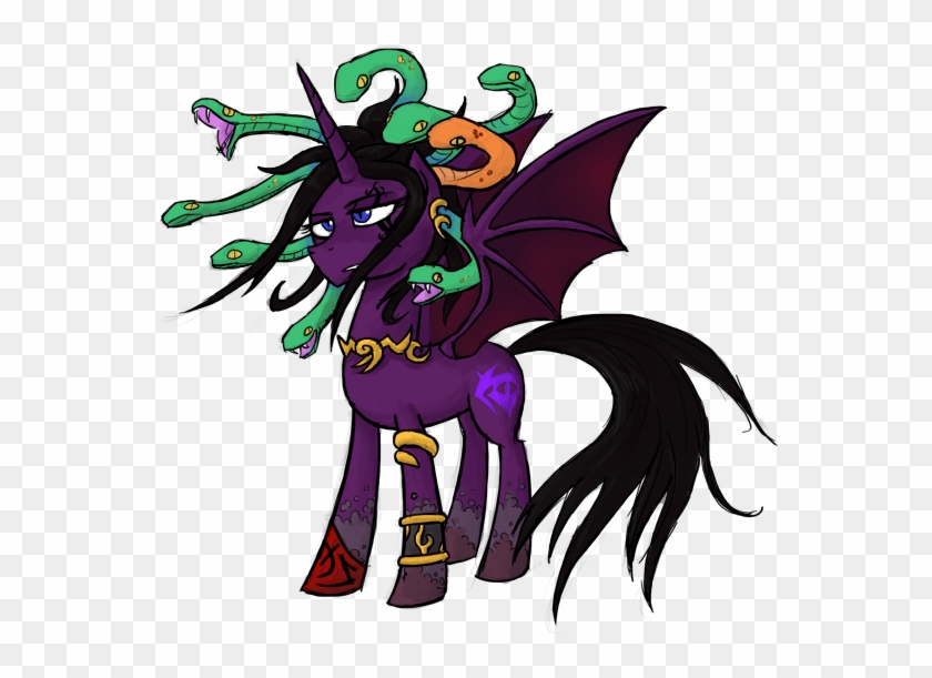 Bat Pony, Bat Pony Alicorn, Kid Icarus, Kid Icarus - Kid Medusa Clipart