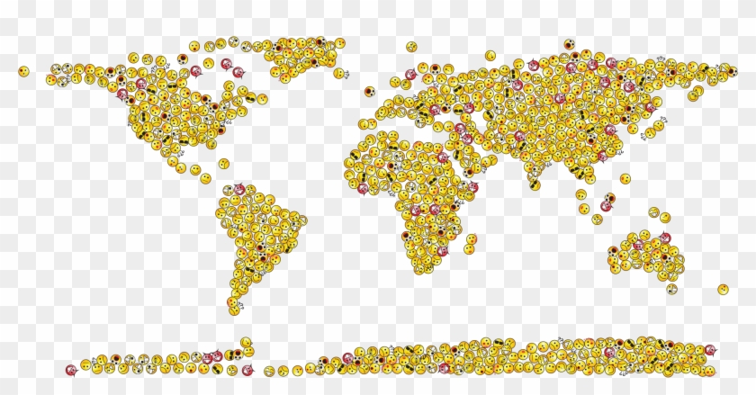 Imagenes Del Mundo Emoji - Map Of Where Amethyst Is Found Clipart