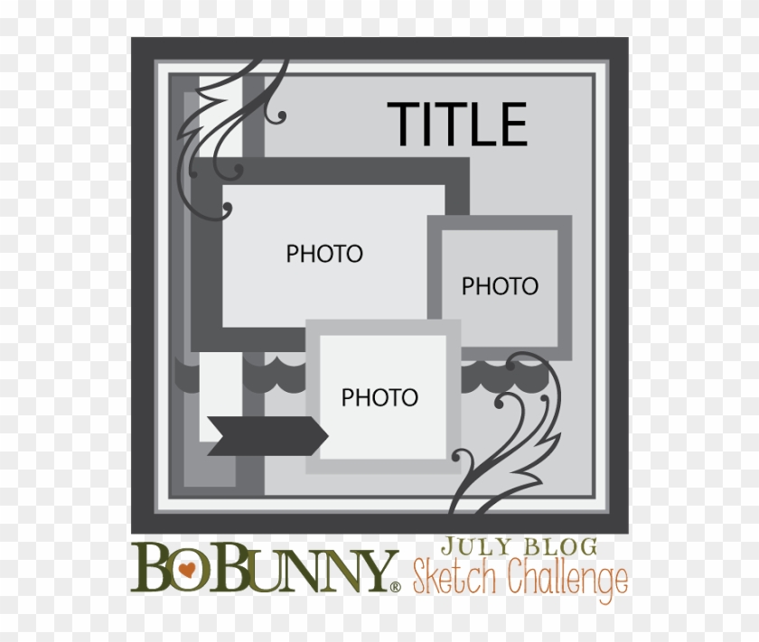 I Started By Stamping A Border With Two Different Doily - Bo Bunny Clipart #4429413