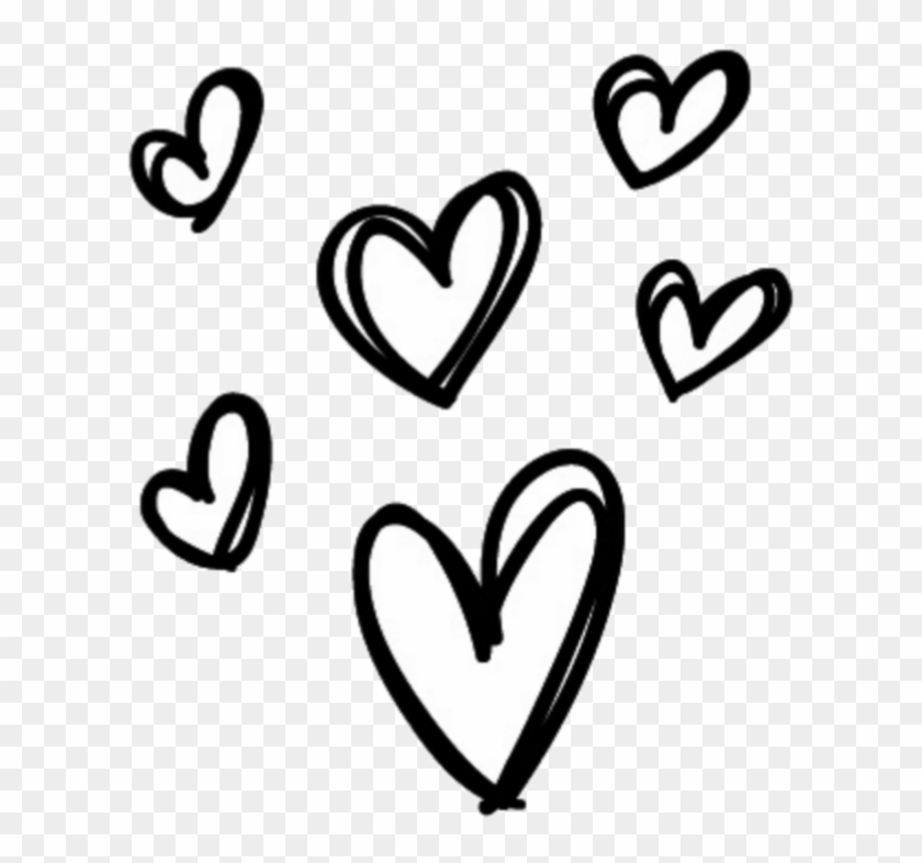 Corazones Amor Amour Love Blonco Negro Tumblr - Family Love Png Clipart