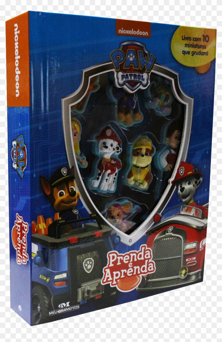 Patrulha Canina Prenda E Aprenda - Cenário Livro Da Patrulha Canina Com Miniaturas Clipart
