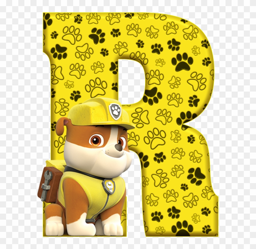 *✿**✿*r*✿**✿*de Alfabeto Decorativo - Letra A Paw Patrol Clipart #4429849