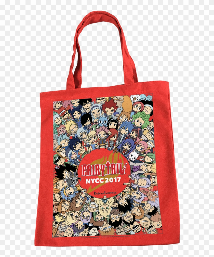 Nycc 2017 Commemorative Fairy Tail Tote Bag Free With - Fairy Tail 10th Anniversary Clipart