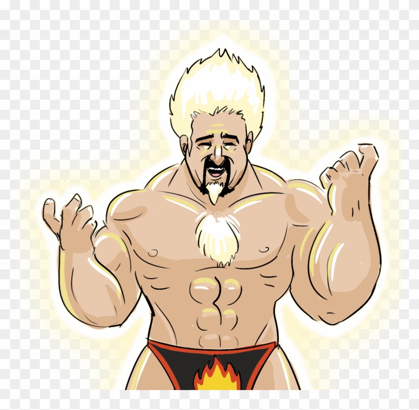 Transparent Guy Fieri - Cartoon Clipart #4430043