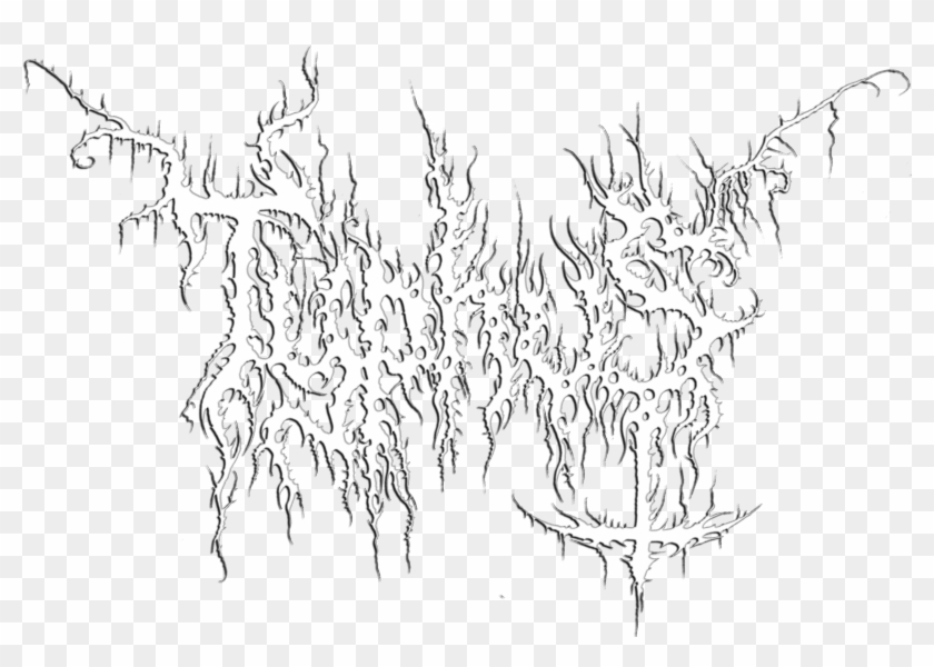 In The Flickering Shadows Of The Flames Of The Burning - Sketch Clipart
