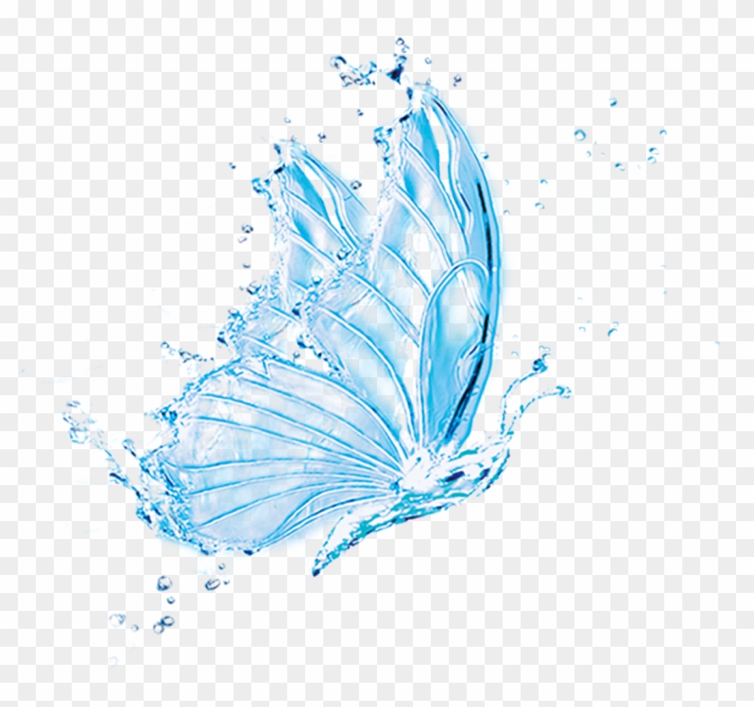 Postado Por Unknown Às Quinta-feira, Janeiro 03, 2019 - Gotas De Agua Con Una Mariposa Clipart #4430225