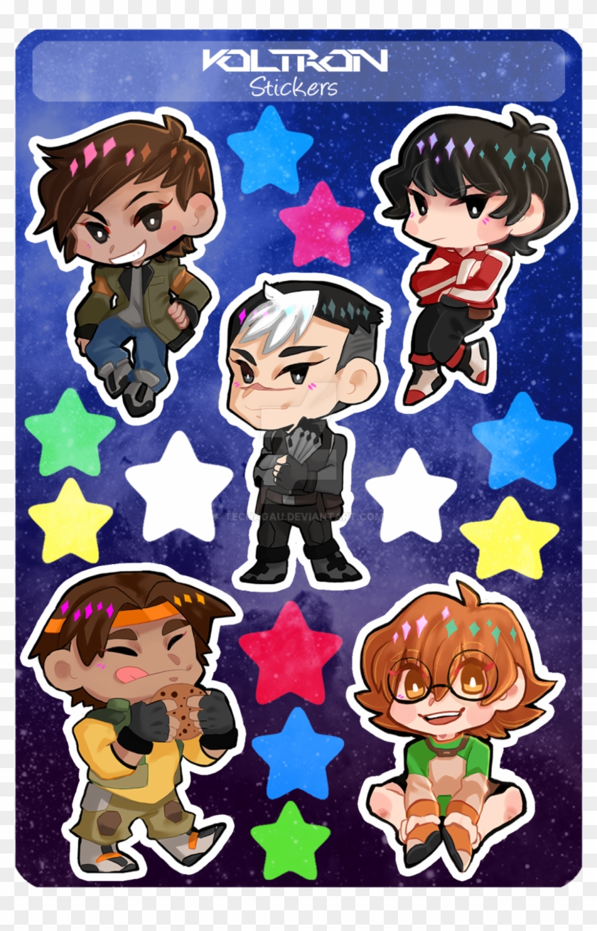 Voltron Sticker Sheet You Can Get It Here - Cartoon Clipart