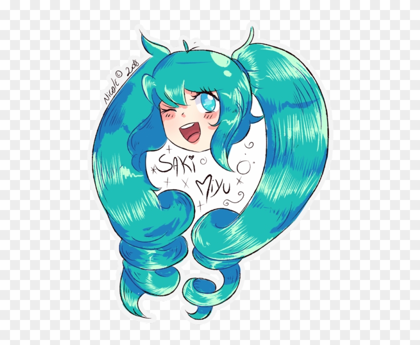 #hairs#yandere Simulator#sailor Moon#hatsune Miku#fanart#digital - Cartoon Clipart