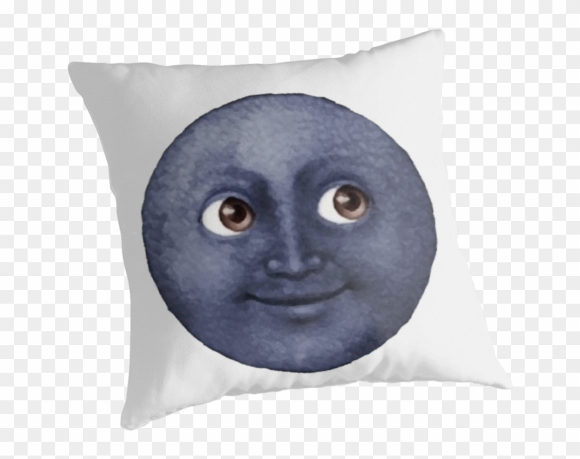 Moon emoji pillow sale