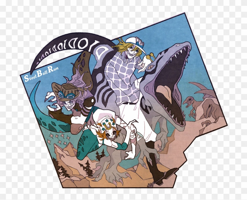 Diego Brando, Gyro Zeppeli, Johnny Joestar, And Scary - スケアリー モンスターズ Clipart