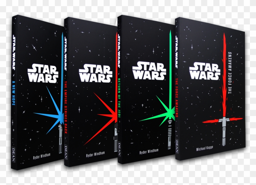 Star Wars 4 Books Set Junior Novel Collection - Star Wars Clipart #4431707