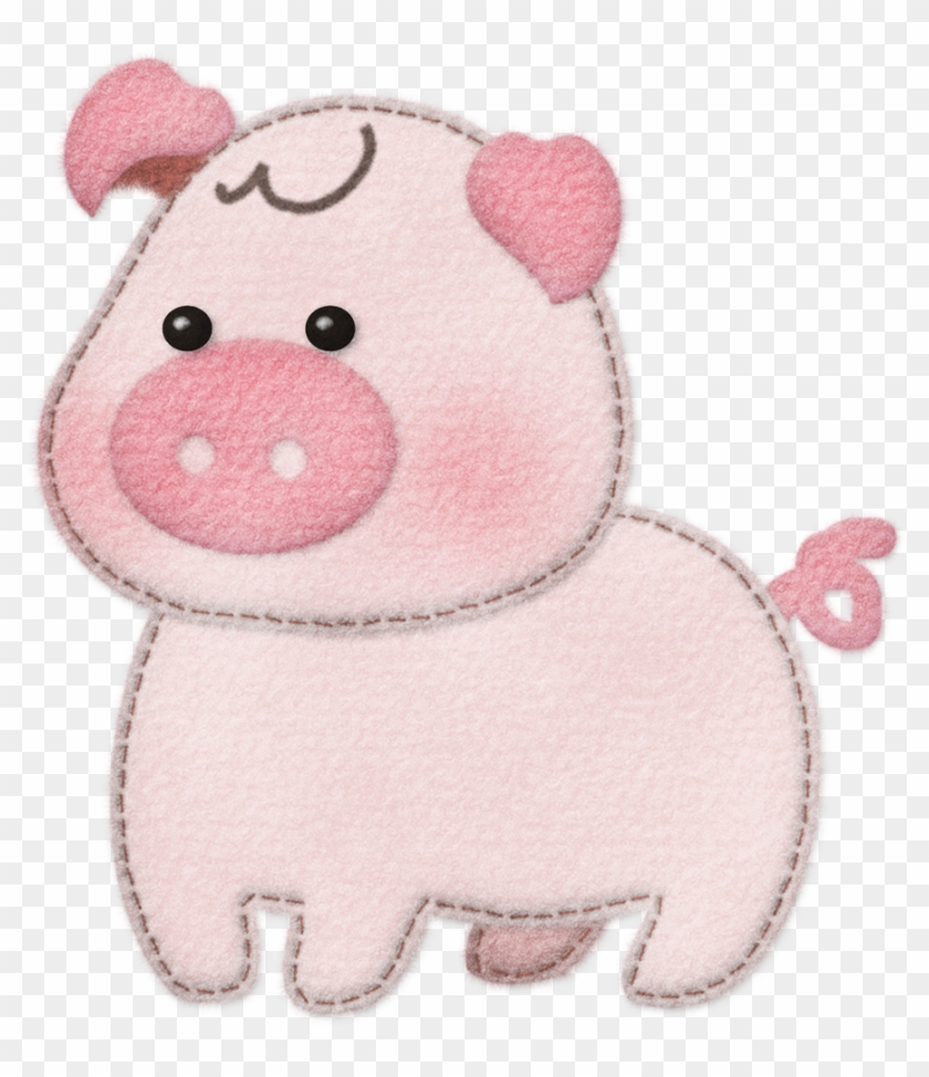 Animales Del Dulce Clipart De La Granja - Pig - Png Download