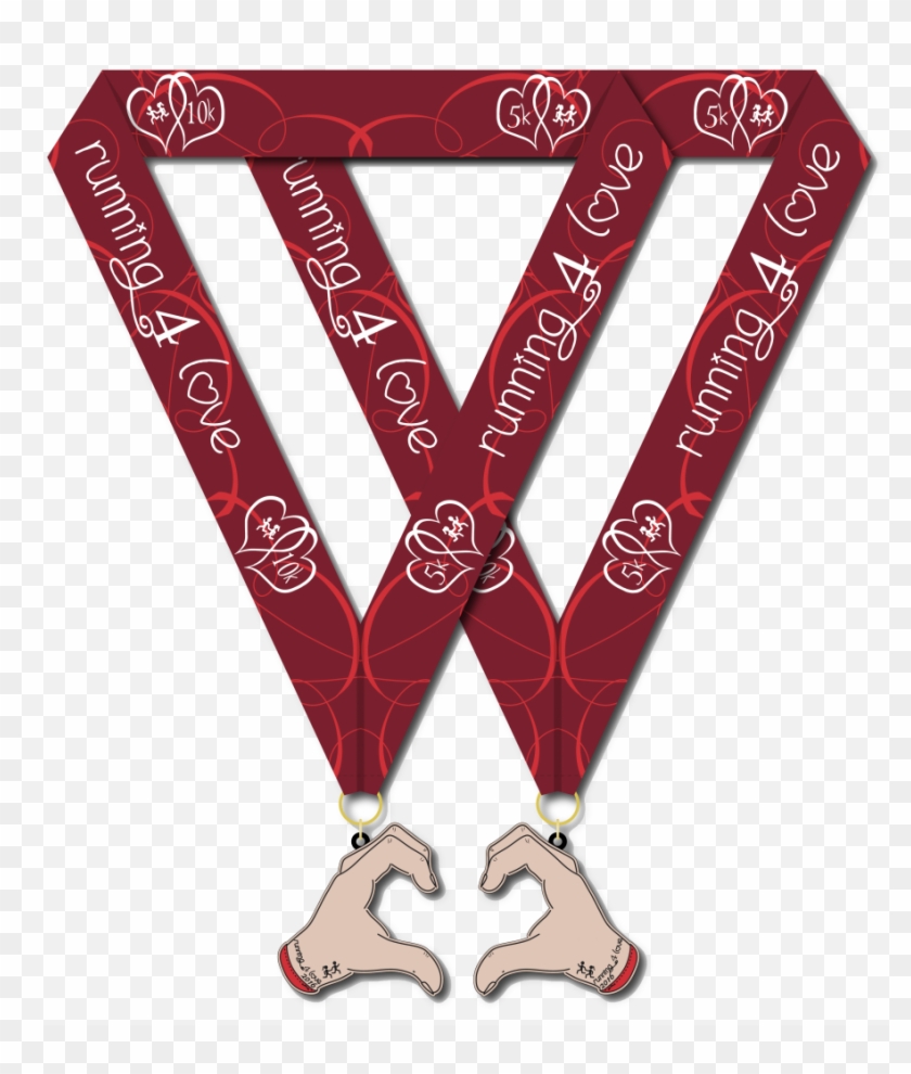 2016 Running 4 Love Moon Joggers - Medal Love Clipart #4432035