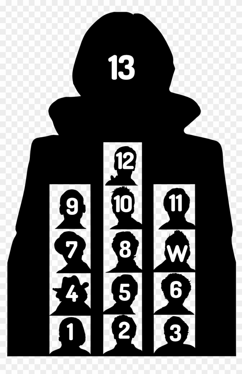 All Thirteen Doctors On The “13th” - Hoodie Clipart