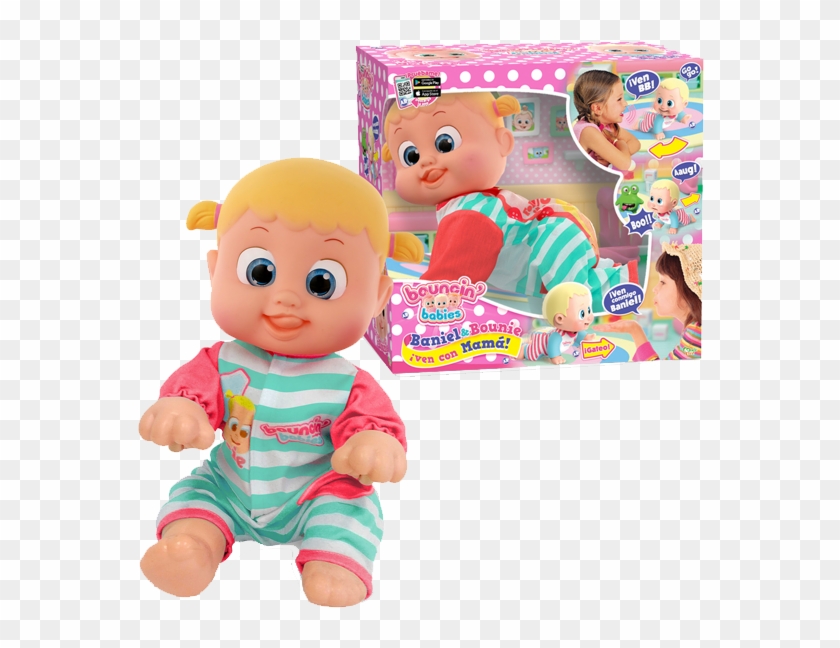 Bouncin' Babies Bounie Ven Con Mamá - Muñeca Bouncin Babies Clipart