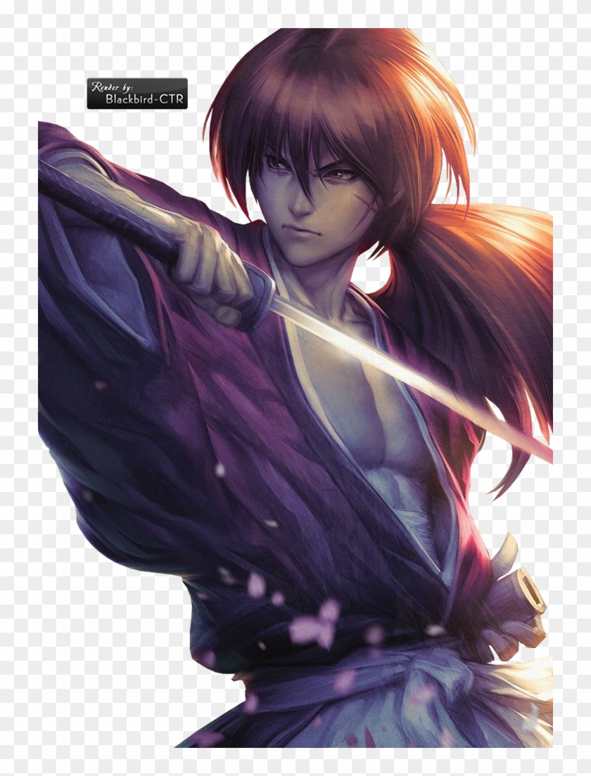 A Requested Render Of Kenshin Himura From Samurai X - Kenshin Himura Art Clipart