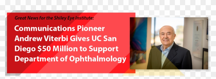 Communications Pioneer Andrew Viterbi Gives Uc San - Graphic Design Clipart