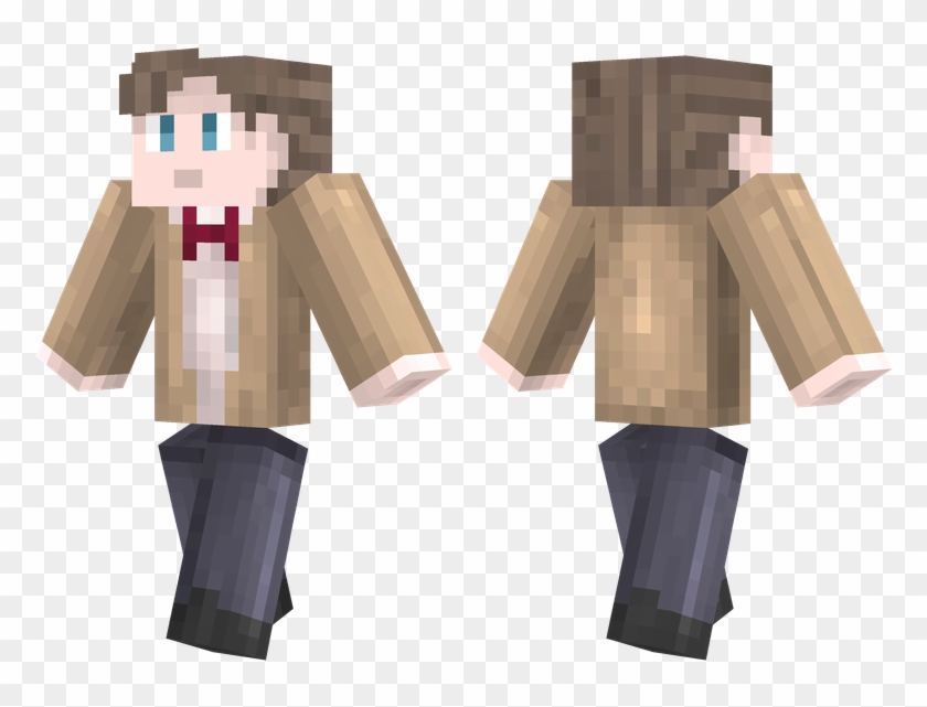Eleventh Doctor - Minecraft Skins Orange Clipart