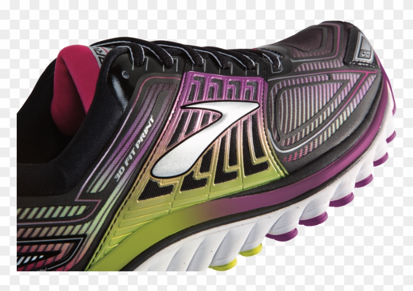 Glycerin 13 Shoe Technology, Features Of Brooks Glycerin - Brooks 3d Fit Print Clipart #4433574