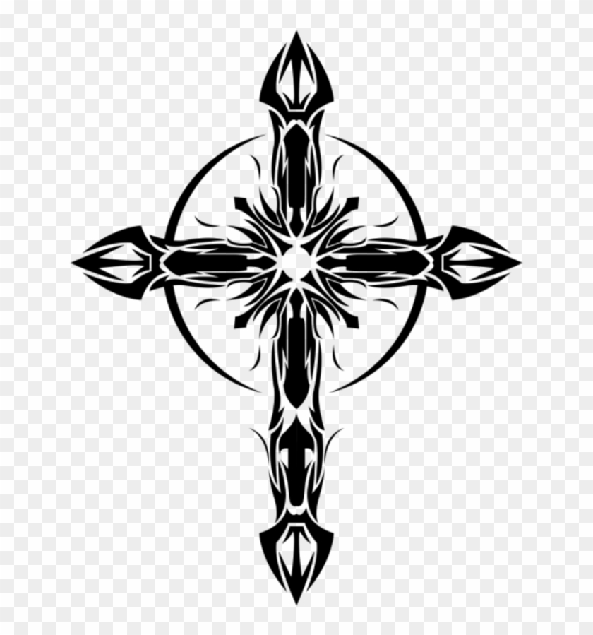 Graphic Design Complex Tribal Elements - Cross Clipart #4433615