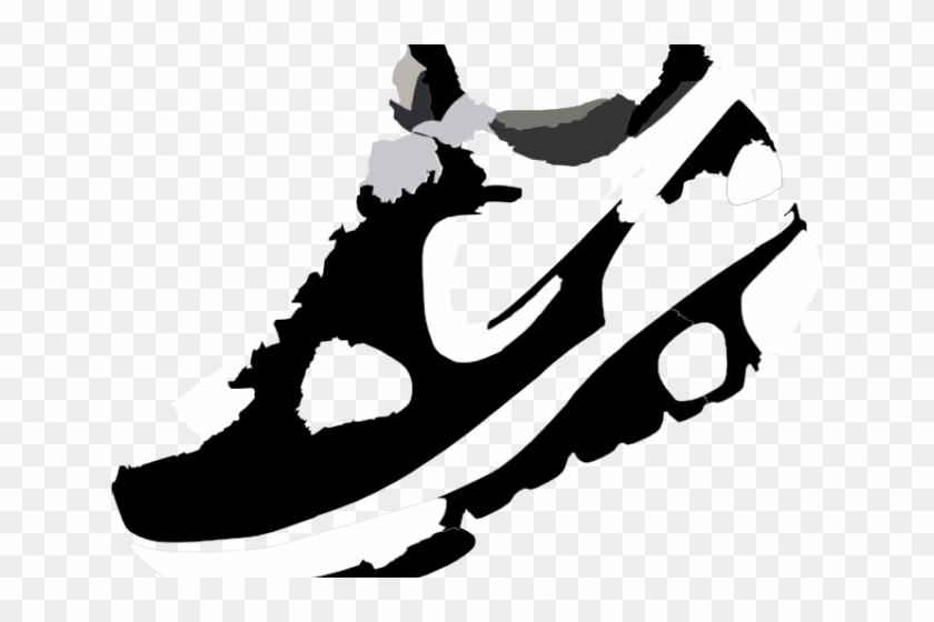 Running Shoes Clipart Sneaker Sole - Running Shoes Vector Png Transparent Png #4433915