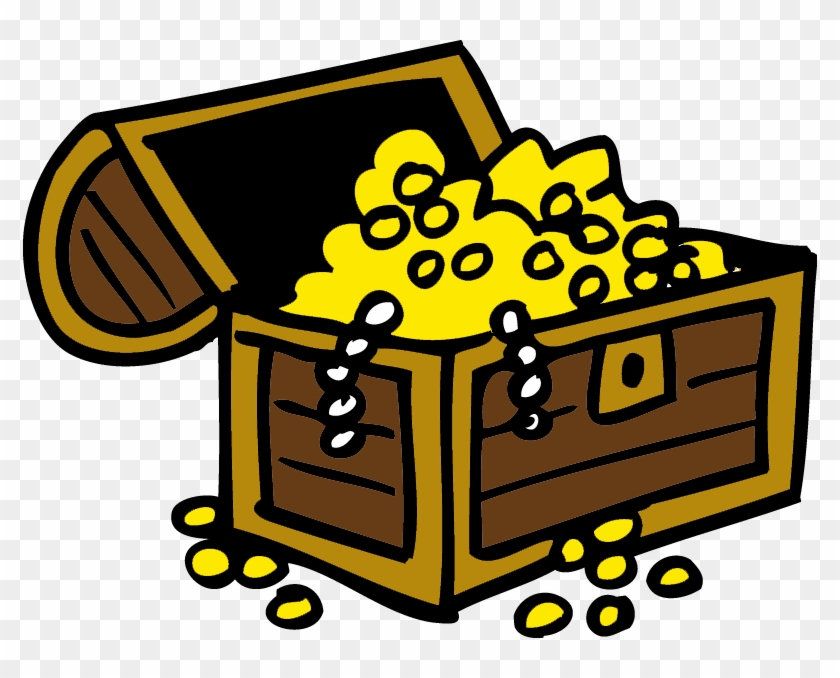 Treasure Chest Icon - Treasure Chest Color Clipart #4434102