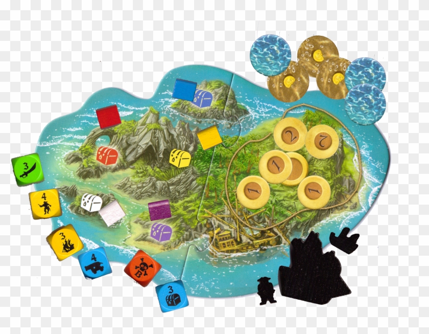 Tortuga Components - Board Game Clipart #4434294