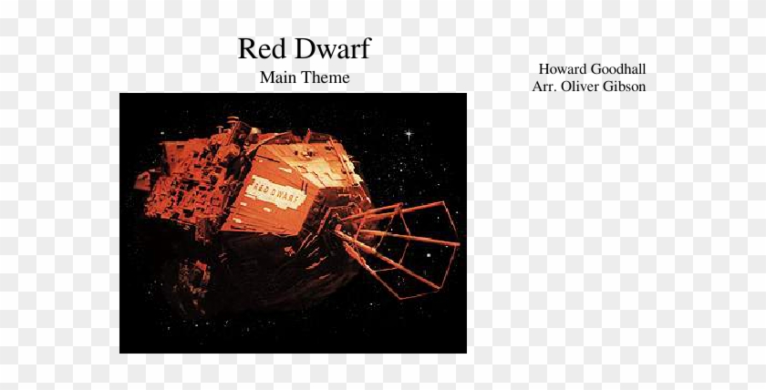 Red Dwarf Sheet Music Composed By Howard Goodhall Arr - Graphic Design Clipart #4434295