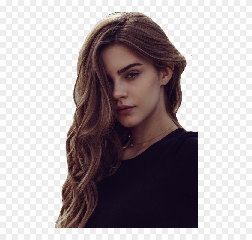 Brown Hair Blue Eyes Tmblr Girl Clipart