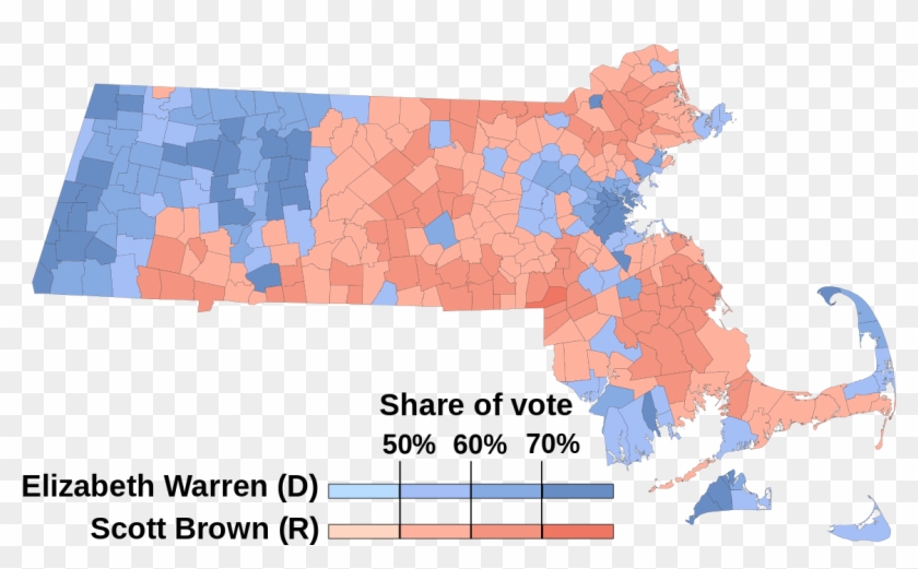 2012 United States Senate Election In Massachusetts - Massachusetts 2018 Election Clipart #4434463
