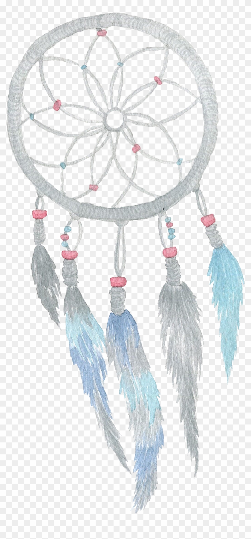 Painting Hand Painted Dream Catcher Handpainted - Once Upon A Time Invitation Boy Birthday Clipart
