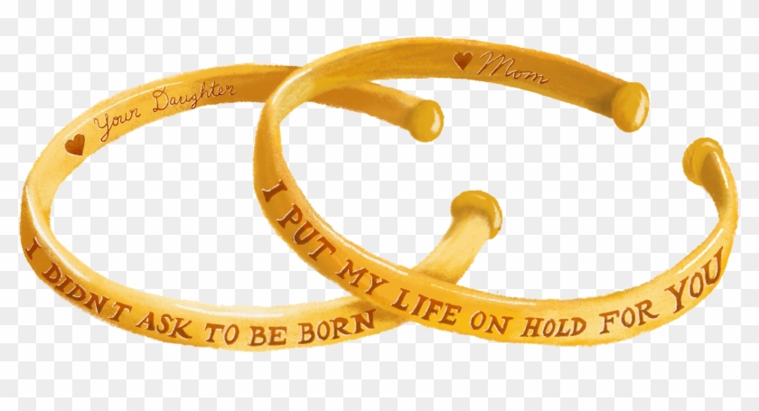 Daughter's Bracelet Gold-plated - Gold Clipart