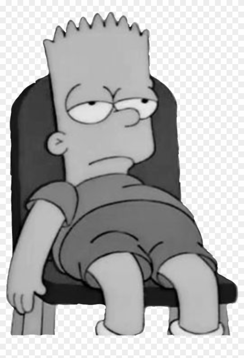 Bart Clipart Sad - Bart Simpson Sad Boy - Png Download #4435024