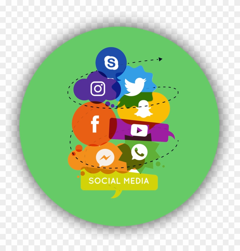 Redes Sociales - Promotion Social Media Clipart #4435109