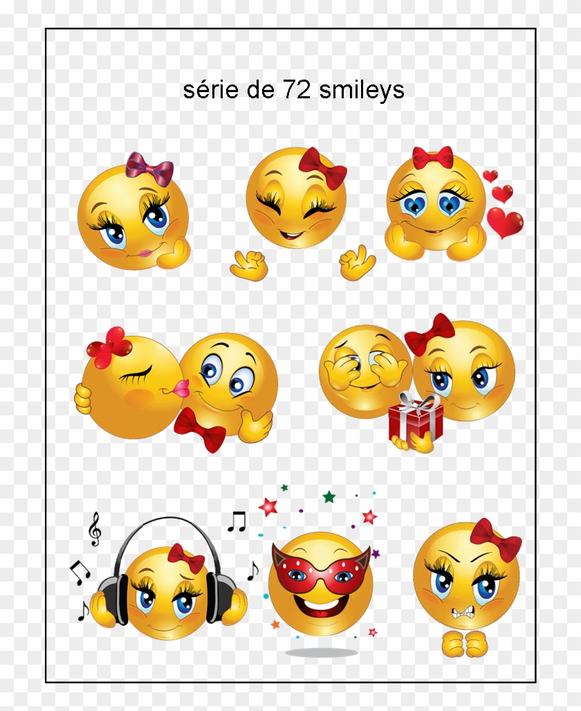 Collection De Visages - Smiley Clipart #4435293