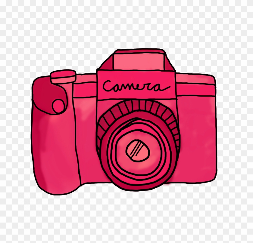 Coloring Pages For Kids Free Camera - Cartoon Camera Png Clipart #4435430
