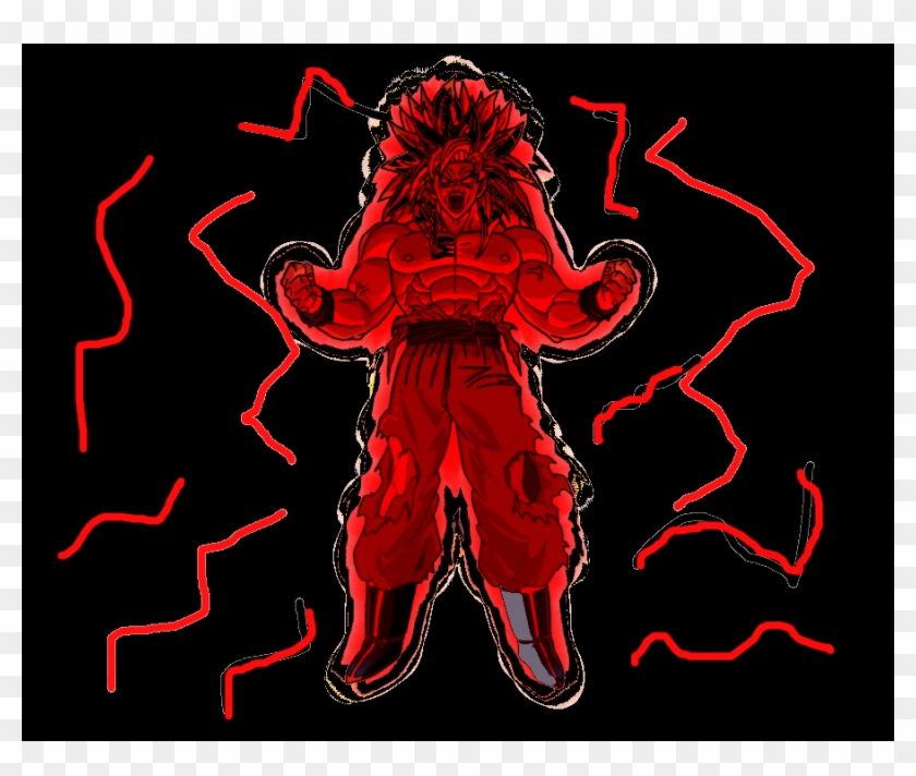 Goku Kaioken X 100 Clipart #4435600