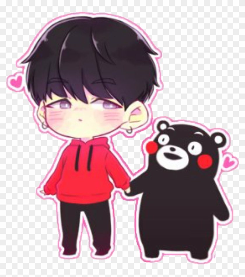 Dibujos Kawaii De Bts Anime , Png Download - Anime Kpop Chibi Bts Clipart