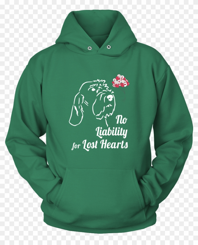 Spinone Italiano No Liability For Lost Hearts Hoodie, - Sweatshirt Clipart #4436045