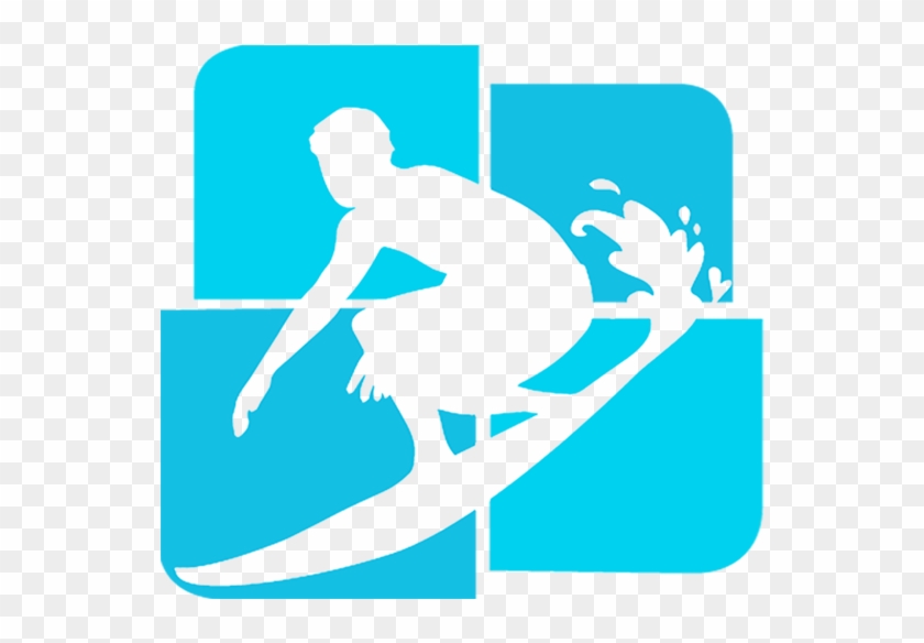 Surfing Clipart #4436748