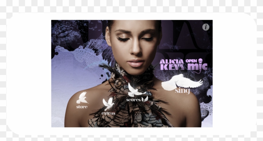 Alicia Keys Open Mic - Eye Shadow Clipart #4436964