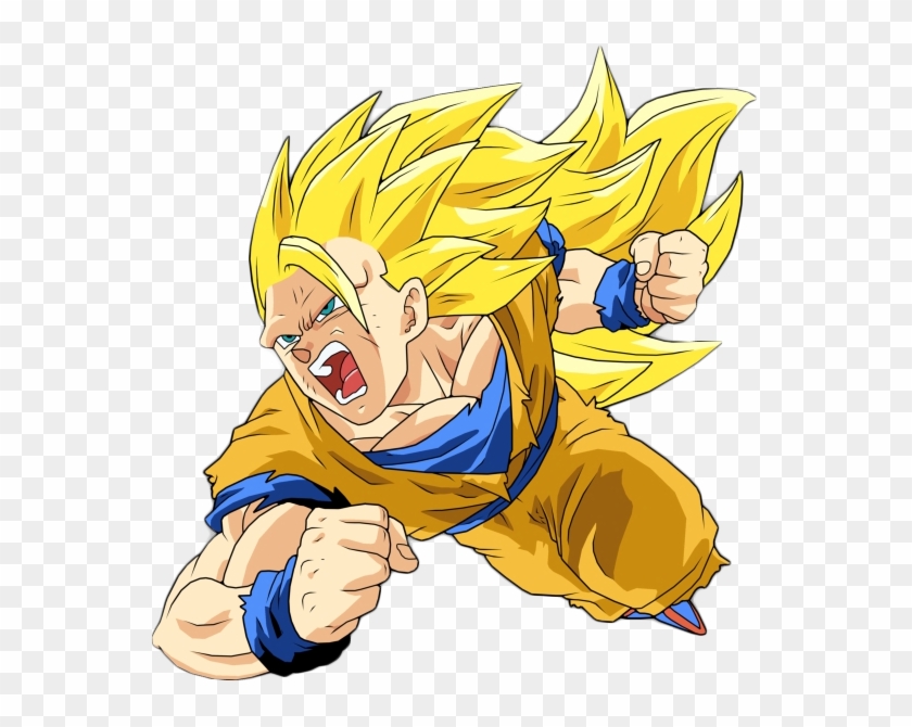 Ss3 Goku 2 - Ss3 Goku Clipart #4437795